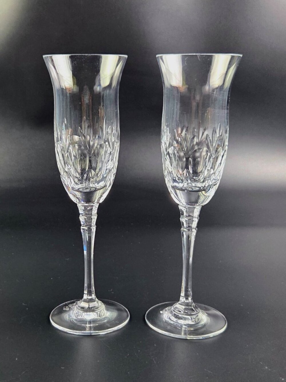 Vintage Gorham Bamberg Fluted Champagne Glasses – Set of 2
